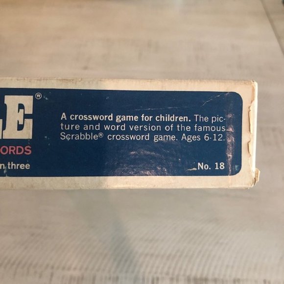 Vintage 1968 Scrabble for Juniors  Selchow & Righter #18 - Picture 7 of 8